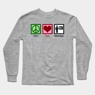 Peace Love Seismology Long Sleeve T-Shirt